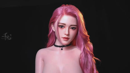 (Yume Pink Hair)Full Body Silicone Lifesize Doll Realistic Human Shaped Toy for Adult