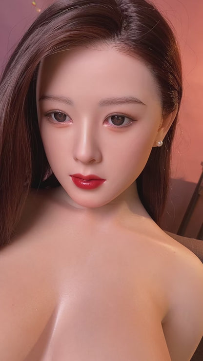 (Suyeon in Qipao) Full Body Silicone Lifesize Doll Realistic Human Shaped Toy for Adult
